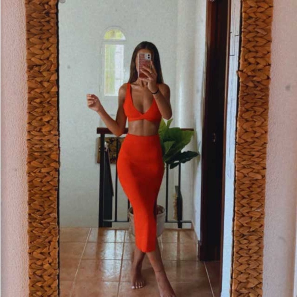 Zara Red and Orange Set